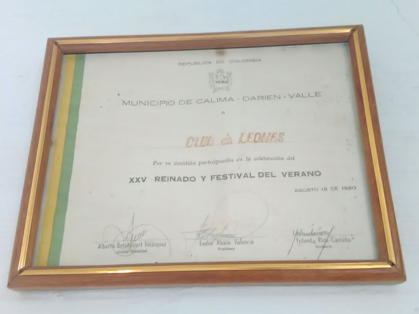 Recuerdo club de leones